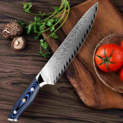 Carbonroq Blue Chef Knife