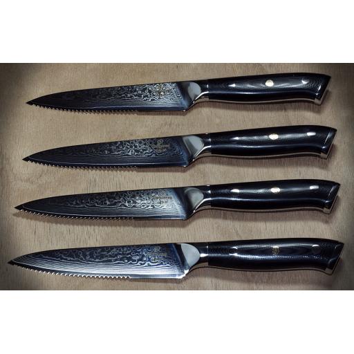 Carbonroq Onyx Steak Knives